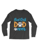 Best-dog-dad Men's Long Sleeved T-Shirt black s