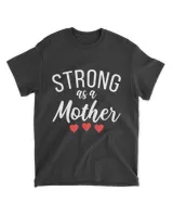 Premium strong as a mother  powerful mom women empowerment t-shirt Unisex Standard T-Shirt black s