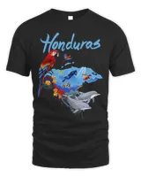 Honduras map Unisex Standard T-Shirt black s
