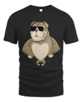 Cool Bulldog With Sunglasses Shades Sun Glasses SunGlasses