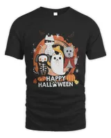 Happy Halloween Unisex Standard T-Shirt black s