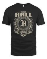 Team Hall Lifetime Member Unisex Standard T-Shirt black s