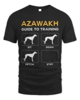 Azawakh Guide To Training Dog Obedience Dog Commands Unisex Standard T-Shirt black s