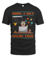 Developer Code Software Engineer Programmer Nerd Computer Unisex Standard T-Shirt black s