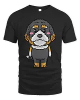 Bernedoodle Dog Emoticon