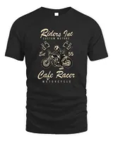 Riders Tuc Cafe Racer Unisex Standard T-Shirt black s