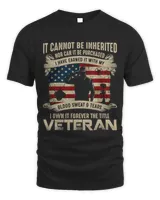 Mens It Cannot Be Inherited Nor Can It Be Purchased 367 Unisex Standard T-Shirt black s