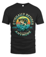 ofishally retired not my problem anymore Unisex Standard T-Shirt black s