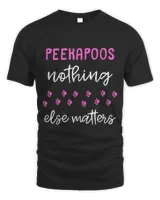 Peekapoos Nothing Else Matters Unisex Standard T-Shirt black s