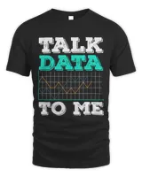 USA Computer Statistic Talk Data To Me Unisex Standard T-Shirt black s