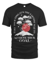 Take the Time Its The Fastest Way To Achieve Your Goal Unisex Standard T-Shirt black s