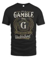 GAMBLE Unisex Standard T-Shirt black s