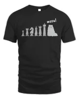 Cat Chess Pawn Meow Funny Chess Player T-Shirt Men's Standard T-Shirt black s