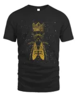 Beekeeping Gift Idea Animal Queen Bee Nature Insect Bee T-Shirt Men's Standard T-Shirt black s