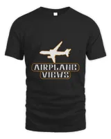 Airplane views-01 Men's Standard T-Shirt black s