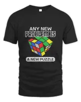 Any new problem is a new puzzle-01 Men's Standard T-Shirt black s