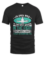 An open mind, is the best weapon, in the fight between light and darkness-01 Men's Standard T-Shirt black s