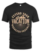 Extend your vacation whenever possible-01 Men's Standard T-Shirt black s