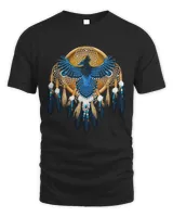 Blue native american mandala Men's Standard T-Shirt black s
