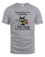 I Can Hear You But I'm Not Listening Cat And Coffee Vintage Unisex Standard T-Shirt sport-grey s