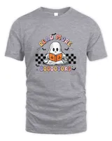 Groovy Halloween Read More Books Cute Boo Read A Book Unisex Standard T-Shirt sport-grey s
