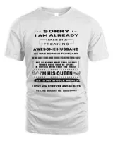 Awesome Husband Unisex Standard T-Shirt white s