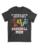 Baseball Takes A Lot Of Balls Unisex Standard T-Shirt black s