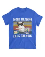 More Reading - Less Talking Unisex Standard T-Shirt royal s