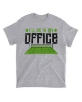 I'll be in my office tennis tees Unisex Standard T-Shirt sport-grey s