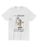 I am a simple woman I love horses and believe in Jesus