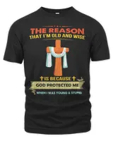 Jesus Christ Christian Vintage God Protected Me Jesus Christ Cross Christian Faith 281 Bible Verse