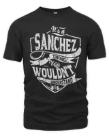 It's a SANCHEZ thing you wouldn't understand Unisex Premium T-Shirt black s