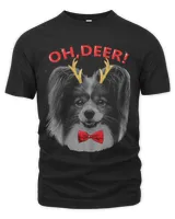 Oh Deer Papillon Xmas Red Bowtie