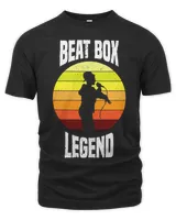 Beatbox Legend Vintage Beatboxing Beatboxer Unisex Premium T-Shirt black s