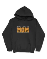 Taekwondo-mom Unisex Hoodie black s