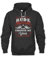 RUDE-NT-01 Unisex Hoodie black s