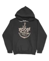 MOOSE THINGS D2 Unisex Hoodie black s