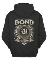 BOND Unisex Hoodie black s