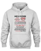 Mein Mann Unisex Hoodie white s