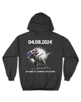 Total Solar Eclipse 2024 Funny T-rex Dabbing
