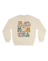 In my homeschool mom era shirt Unisex Sweatshirt sand s