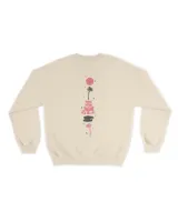 Feral girl summer book club shirt Unisex Sweatshirt sand s