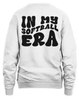 In My Softball Era- Softball Shirts- Gift For Softball Lovers Unisex Sweatshirt white s