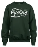 Enjoy cycling Unisex Sweatshirt forest-green s