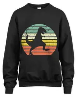 TRex Dinosaur Silhouette Retro Vintage Sunset