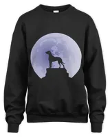 Great Dane Moon NickerStickers Great Dane Dog Silhouette