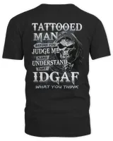 IDGAF Tattooed Skull