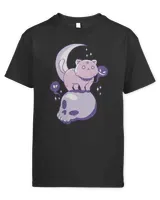 Over The Moon Cat Creepy Cute Design For Witches And Kawaii