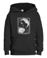 Black Cat The Moon Halloween Galaxy XVIII