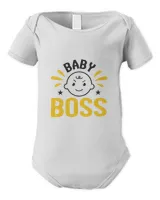 Baby Boss Baby Shirt, Gift For Family, Toddler T Shirt, Baby Bodysuit Infant Short Sleeve Bodysuit white 3m